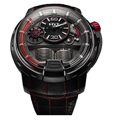 Replica HYT H1 DRACULA DLC 148-DL-21-RF-RU Watch Replica HYT H1 DRACULA DLC 148-DL-21-RF-RU Watch